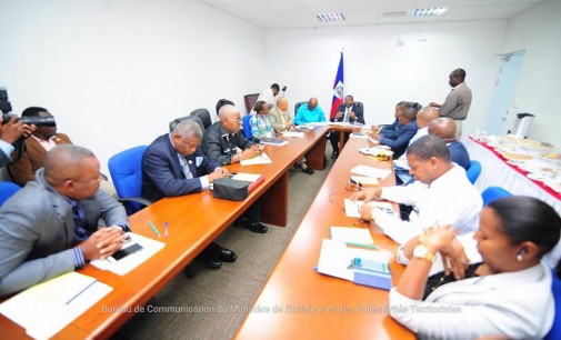 Rencontre du Ministre de l’Intérieur M. Jean Marie Reynaldo Brunet avec les Délégués Départementaux