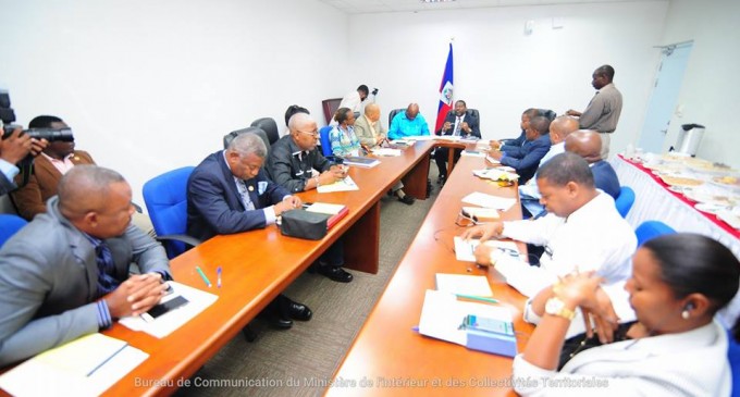 Rencontre du Ministre de l’Intérieur M. Jean Marie Reynaldo Brunet avec les Délégués Départementaux
